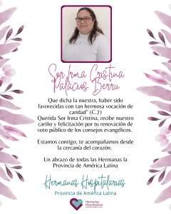 Lee más sobre el artículo Renovación de votos Sor Irma Cristina