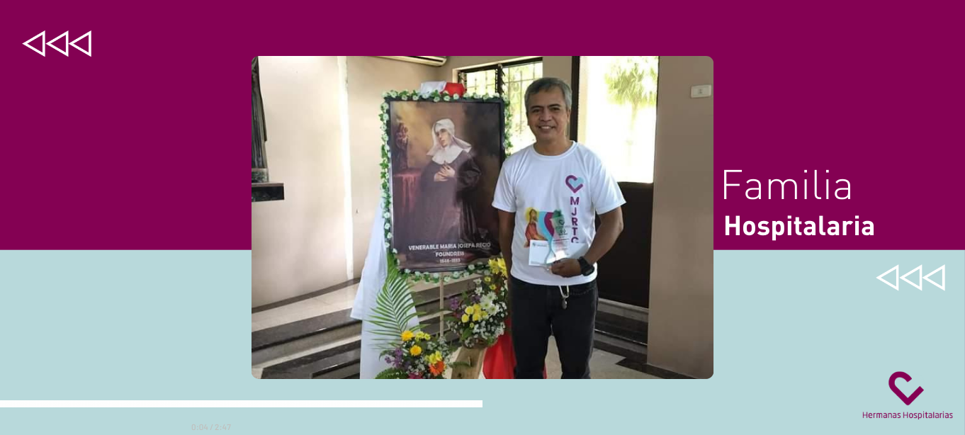 Lee más sobre el artículo Familia Hospitalaria: el testimonio de Godfrey Berdin Dasmariñas, enfermero y coordinador de enfermería en Filipinas